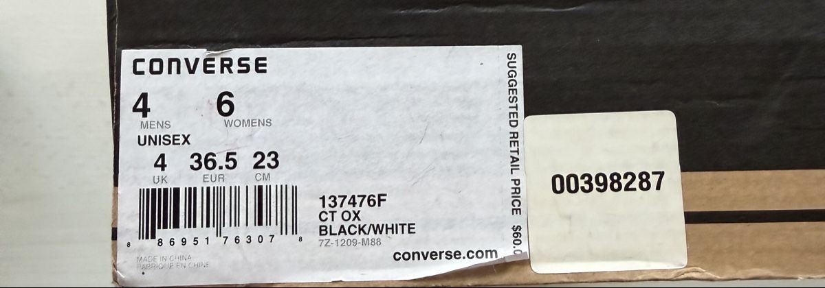 Converse Scarpe da donna: Baskets Converse Chuck Taylor sequins taille 36.5 gris – Nuovo (secondo la descrizione) da Monthey venduto da Ben1 4