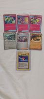 Lot de 7 cartes Pokémon mélangées dés 1frs