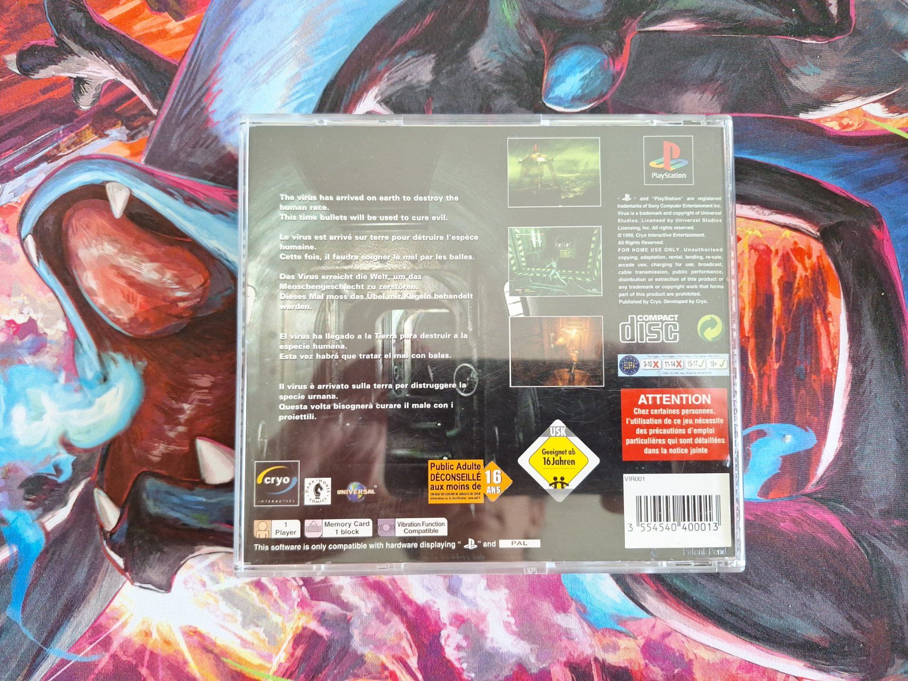Sony Giochi: Virus it is aware - PS1 – Usato da Altstätten SG venduto da GGsGameshop 2
