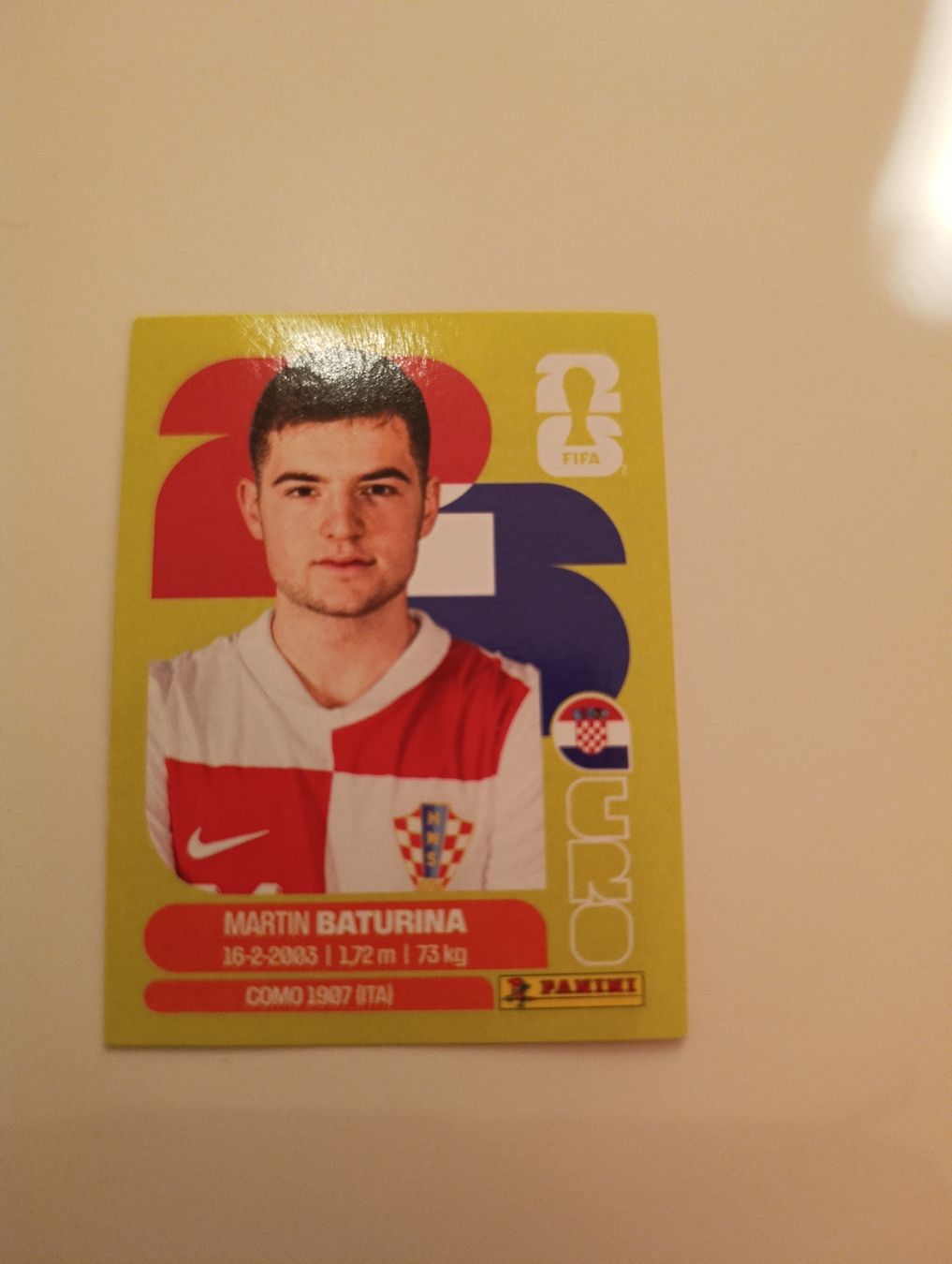 Panini Cartes à collectionner: Panini World Cup 2026 CRO 11 – Neuf (Voir description) à Lavey-Village par pas_7xd2