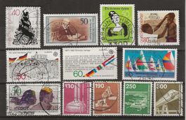 Sammlung Deutschland 1982 gebraucht Teil Vollstempel