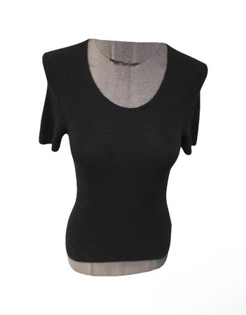 Schwarzes Kaschmir Top von Eric Bompard
