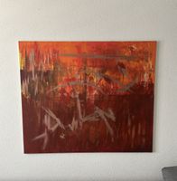 Wunderschönes, abstraktes Gemälde Acryl auf Leinwand