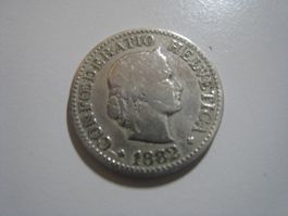 10 Rappen 1882   ss+    (12)