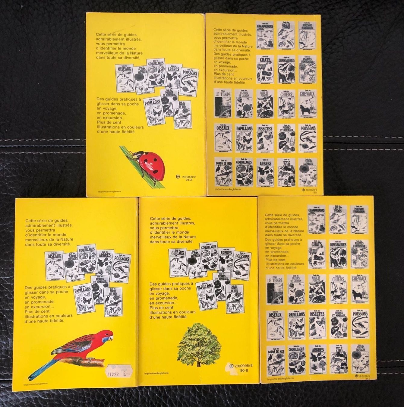 Bücher: Lot 5 guides nature Hachette 1979/1981 – Gebraucht aus Petit-Lancy von Hastala42 1