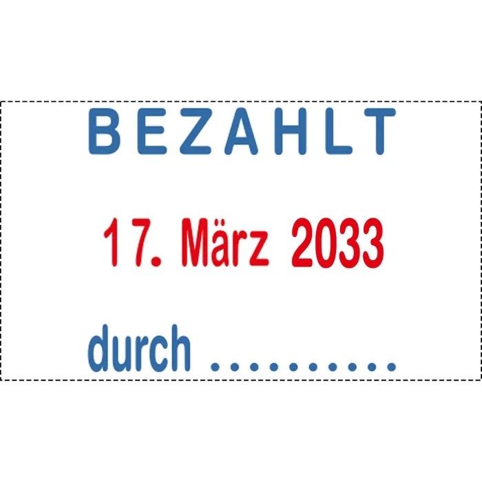 Timbri: Trodat Professional 5430/L Datumstempel Lagertexte – Nuovo e nell'imballaggio originale da Bülach venduto da StoreInShop.com 6