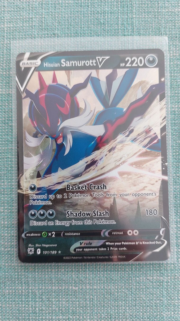 Pokémon Sammelbilder & Trading cards: Hisuian Samurott V Astral Radiance – Neu (gemäss Beschreibung) aus Bellinzona von Pagur