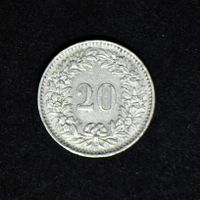 20 centimes suisse, 1962