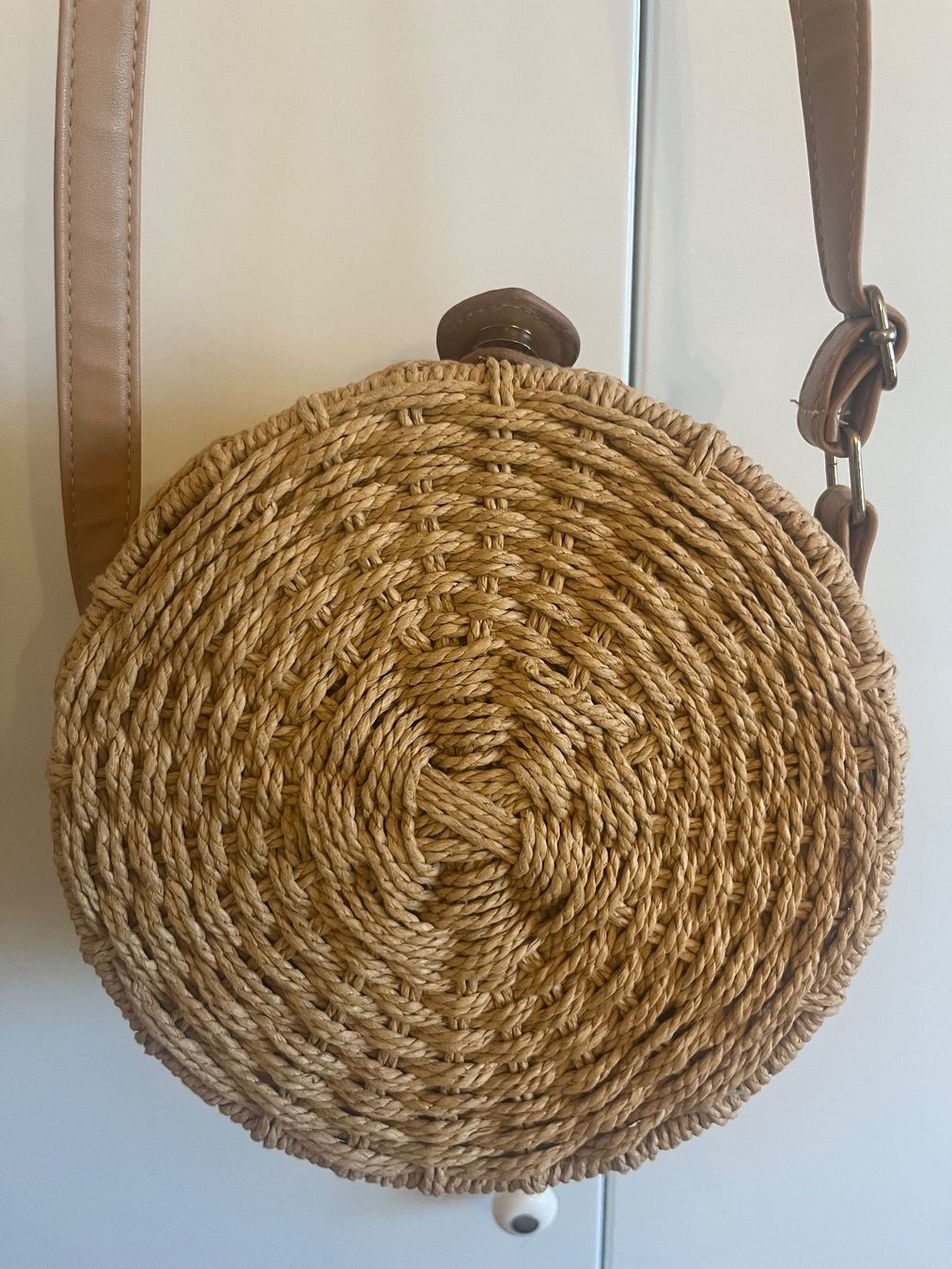 Borse da donna: 2 Korbtaschen rund / Strohtaschen – Usato da Luzern venduto da maschmo 1