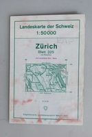 Landeskarte der Schweiz, 1 : 50'000, 225 Zürich 1970
