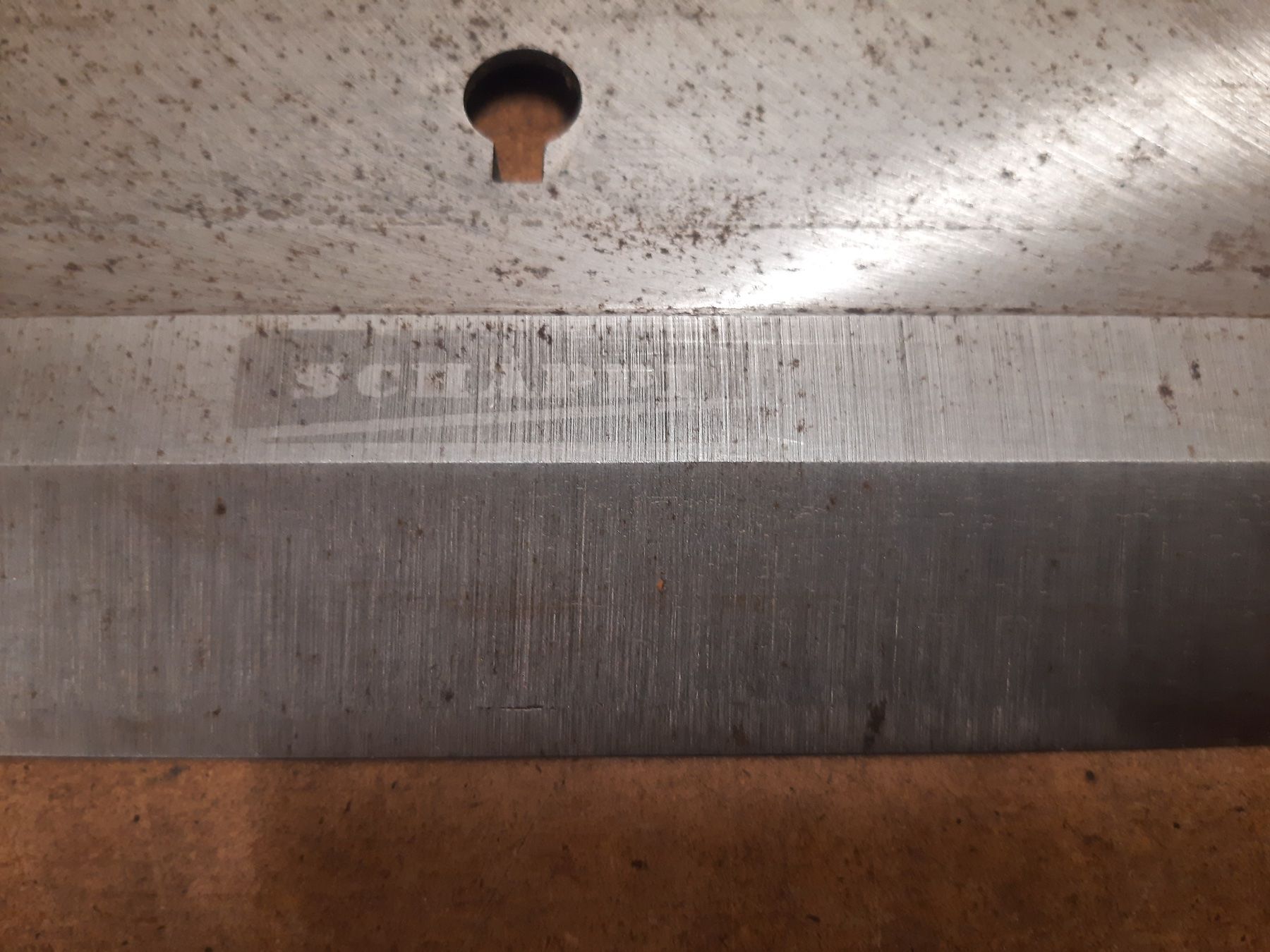 Besteck: SCHÄPPI Messer zu Stapelschneidmaschine – Gebraucht aus Winterthur von ReUse_Baumarkt 1