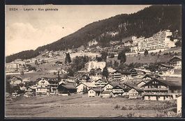 AK Leysin, Vue generale, 1923