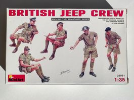 Britische Jeepfahrende Mannschaft WW II von Miniart 1/35