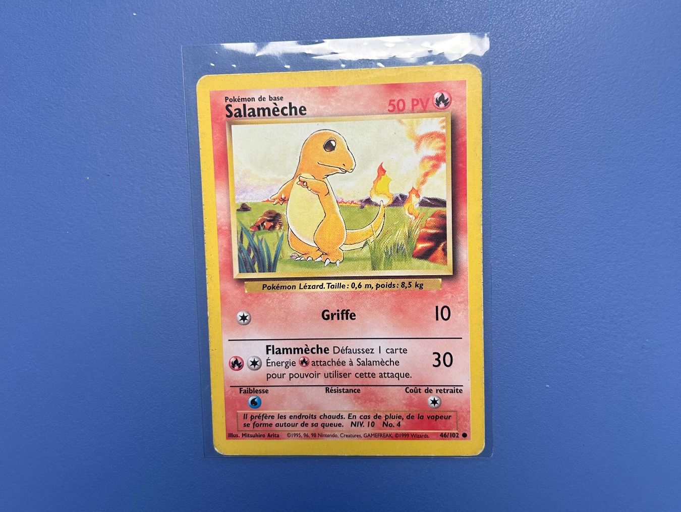 Pokémon Carte collezionabili: Pokémon Salamèche Set de base 46/102 FR – Usato da Schlieren venduto da happymerchant64