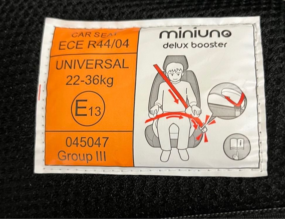 Seggiolini per auto: Miniuno Kindersitz – Usato da Subingen venduto da han_7rg6 3