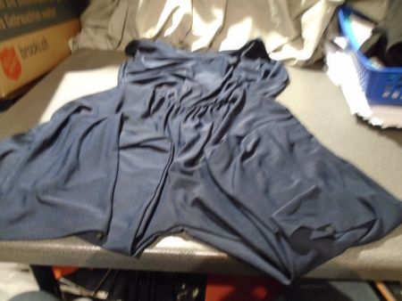 Jumpsuit / Overall ca. Grösse S, dunkelblau/Träger
