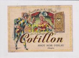 Etikette - Cotillon (Pinot noir d'Erlau, Hongrie) /bd