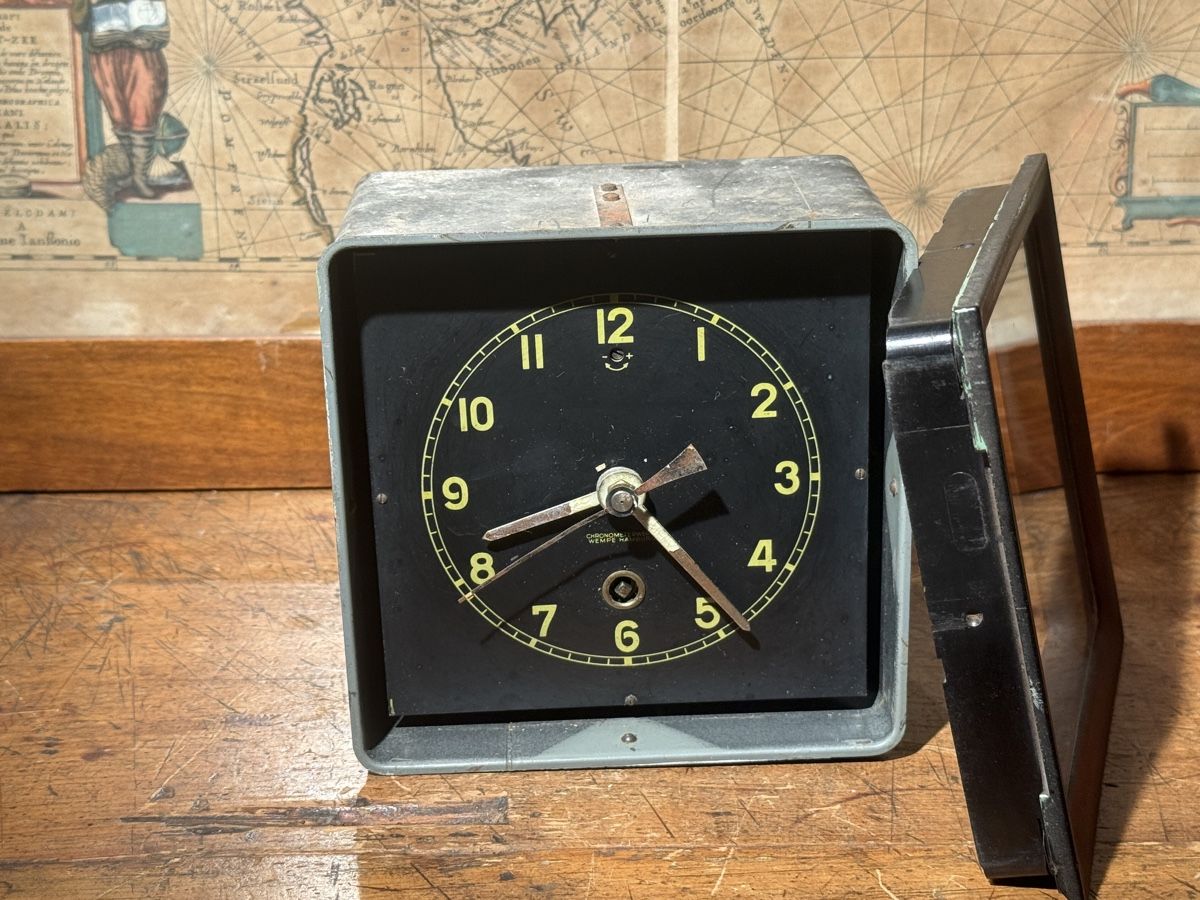 Orologi: Chronometerwerke Wempe Hamburg, antike Boarduhr – Usato da schaffhausen venduto da VintAntik_1980 7