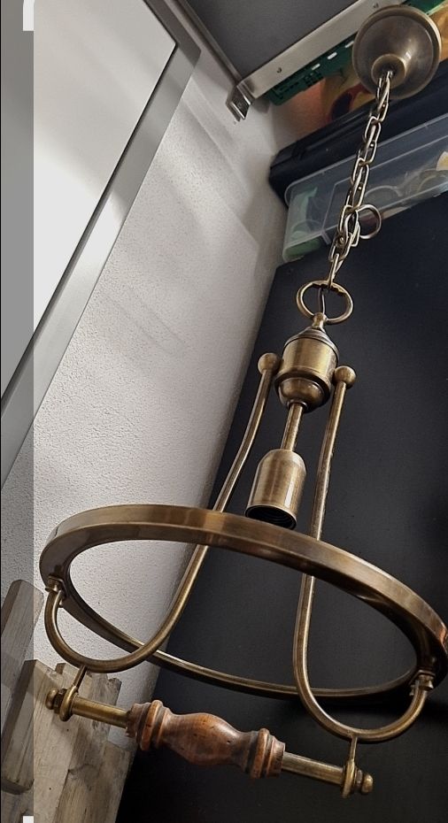 Kronleuchter & Deckenlampen: antike Messing Deckenlampe Ø 30 cm – Gebraucht aus Amriswil von used2use 2