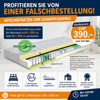 2 Hotelmatratzen 80x200cm für 390.- statt 980.- Schnäppchen