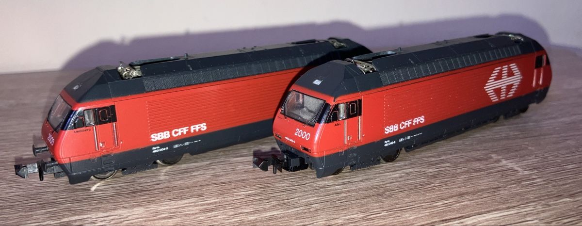 Trix Modellini di ferrovie: 2x Re460 Minitrix lire la description  – Difettoso da Dompierre VD venduto da immorentes 1