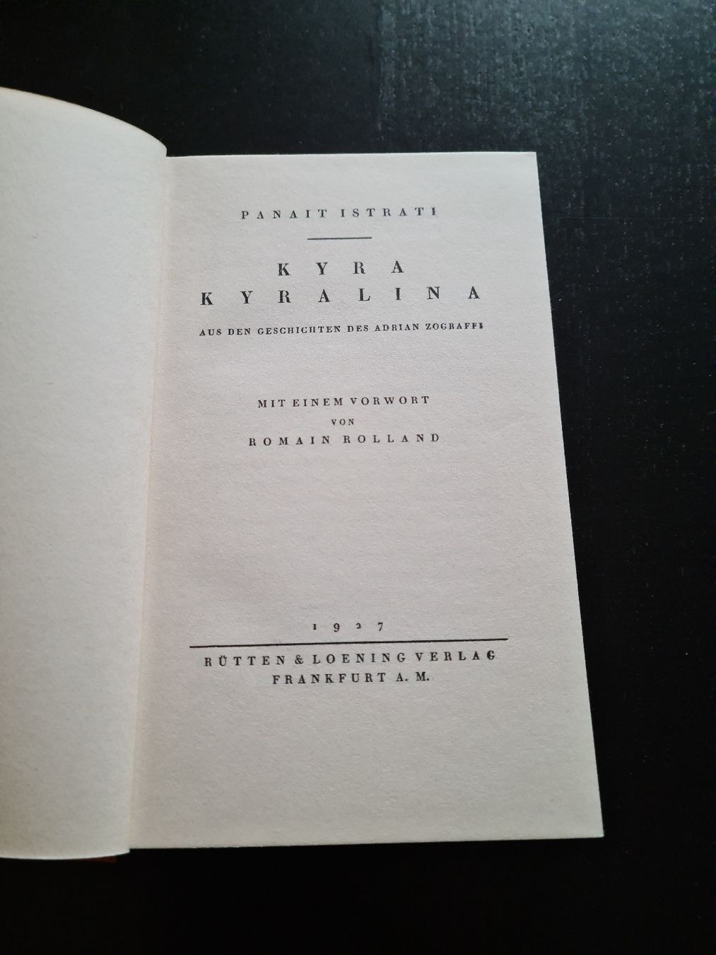 Libri: Kyra Kyralina – Usato da Erstfeld venduto da Mario_boe0 1