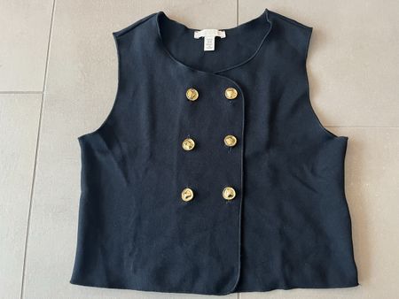 Strickweste navy XS neu