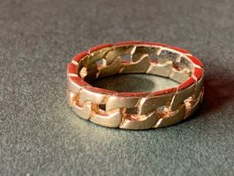 Panzerring vergoldet HOHE QUALITÄT (50)