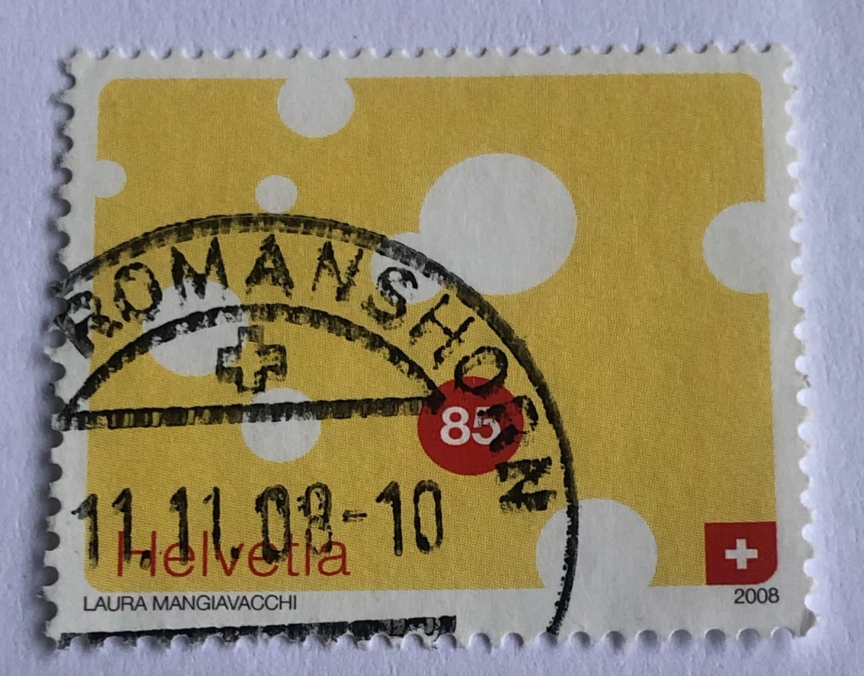 Alle Briefmarken: Nr.1284  mit Stempel  Käse 2008 Sondermarken   – Gebraucht aus Aarau von Billa007