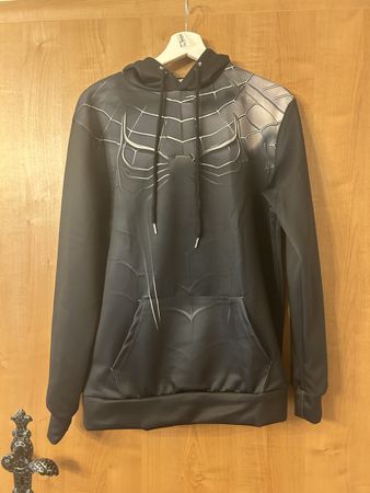 🕷️ Coole Spiderman Hoodie Jacke, Grösse S, Schwarz 🕷️