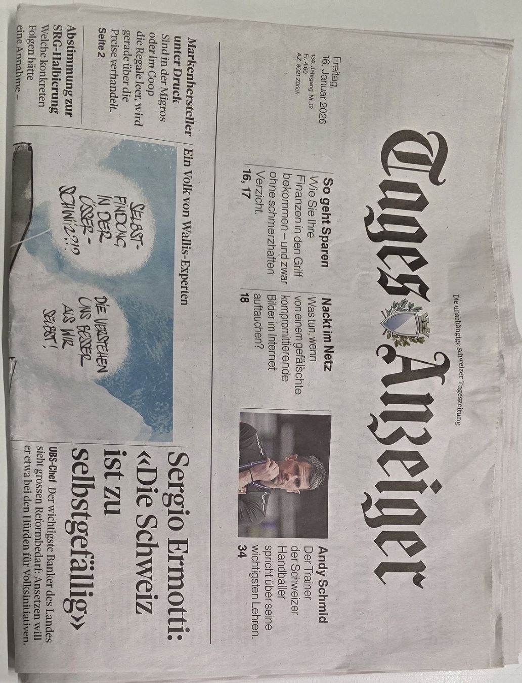 Riviste & Magazine: Zeitung Tages-Anzeiger – Usato da Madetswil venduto da rolfmartin