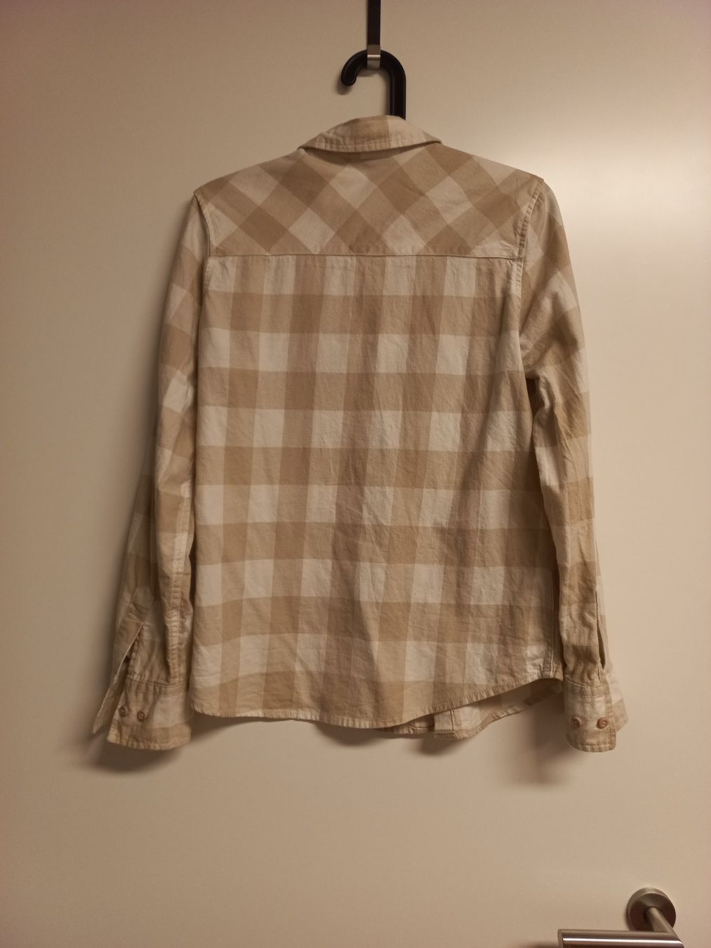 Camicette: Urban Classics Hemd Gr. S Beige/Weiss Kariert – Usato da Luthern venduto da JanK_ 1
