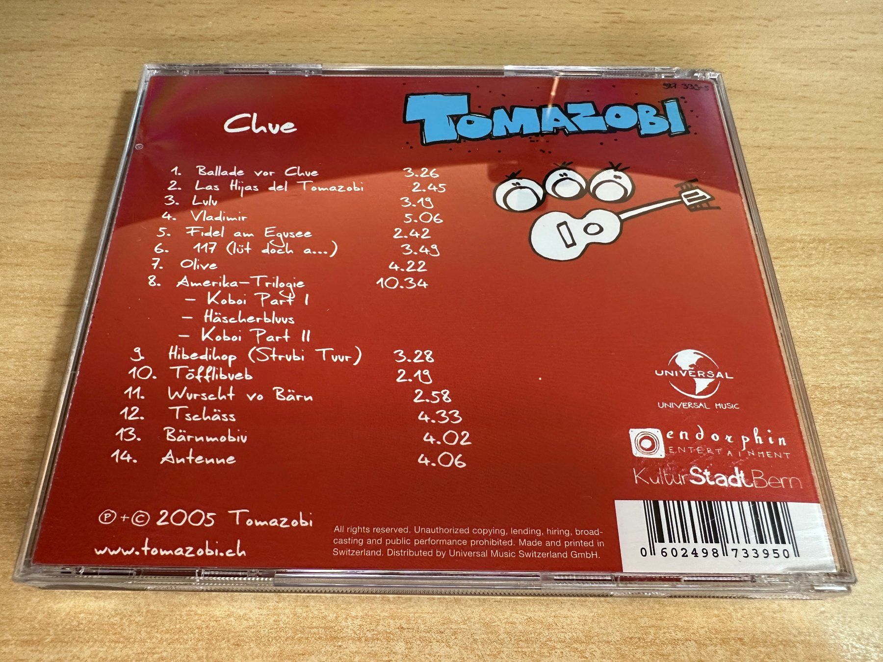 CD: S7 Tomazobi – Chue – Usato da Rikon im Tösstal venduto da Alpenmutz 1