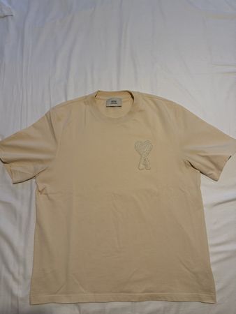 T-shirt AMI Paris beige homme