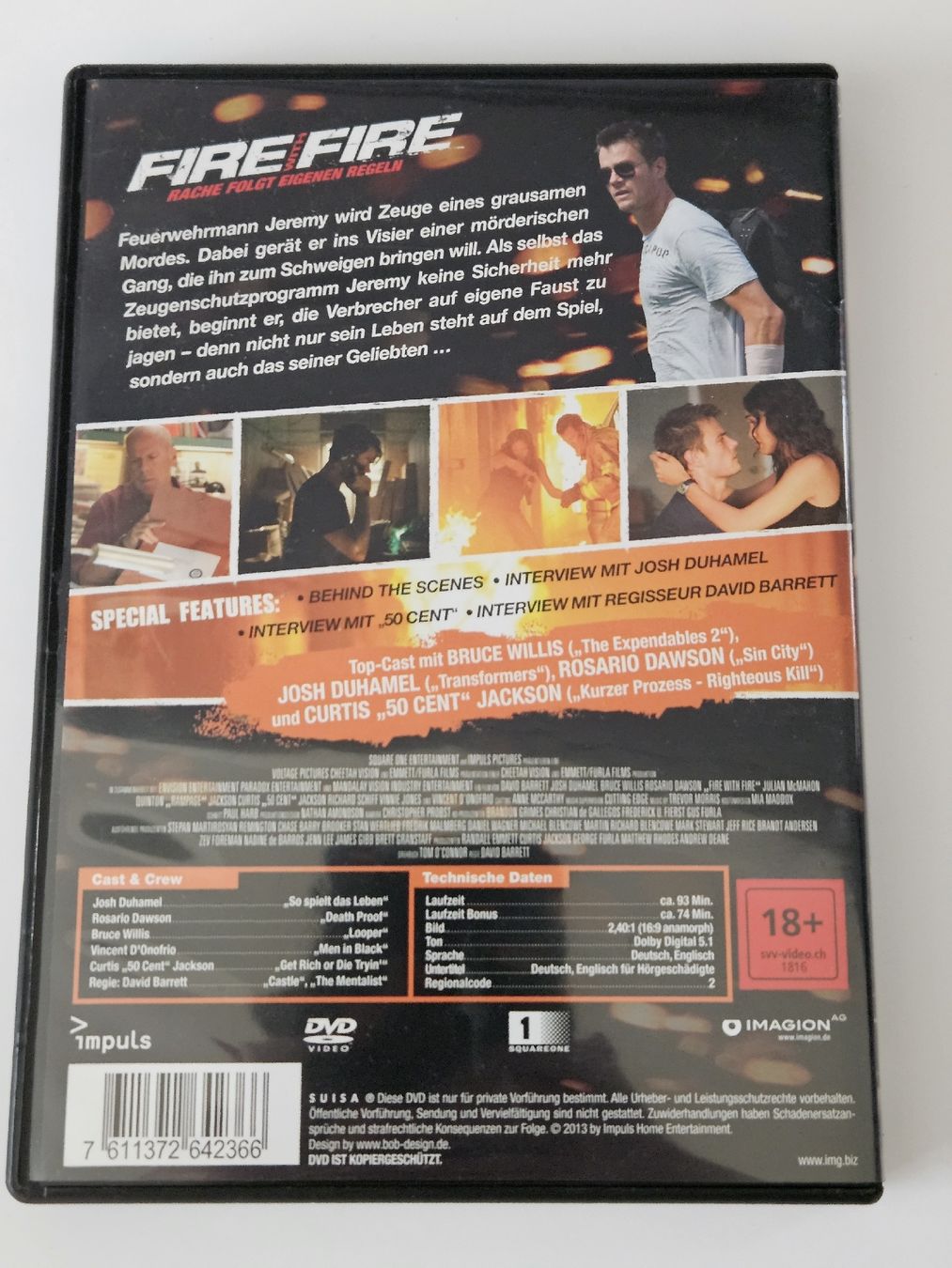 Tutti i DVDs: Fire with Fire DVD, Bruce Willis, FSK 18 – Usato da Oberdorf BL venduto da BaldenEagle 3