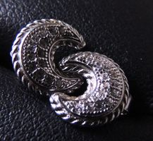 Silber 925 Ohrstecker Zirkonia 9 mm