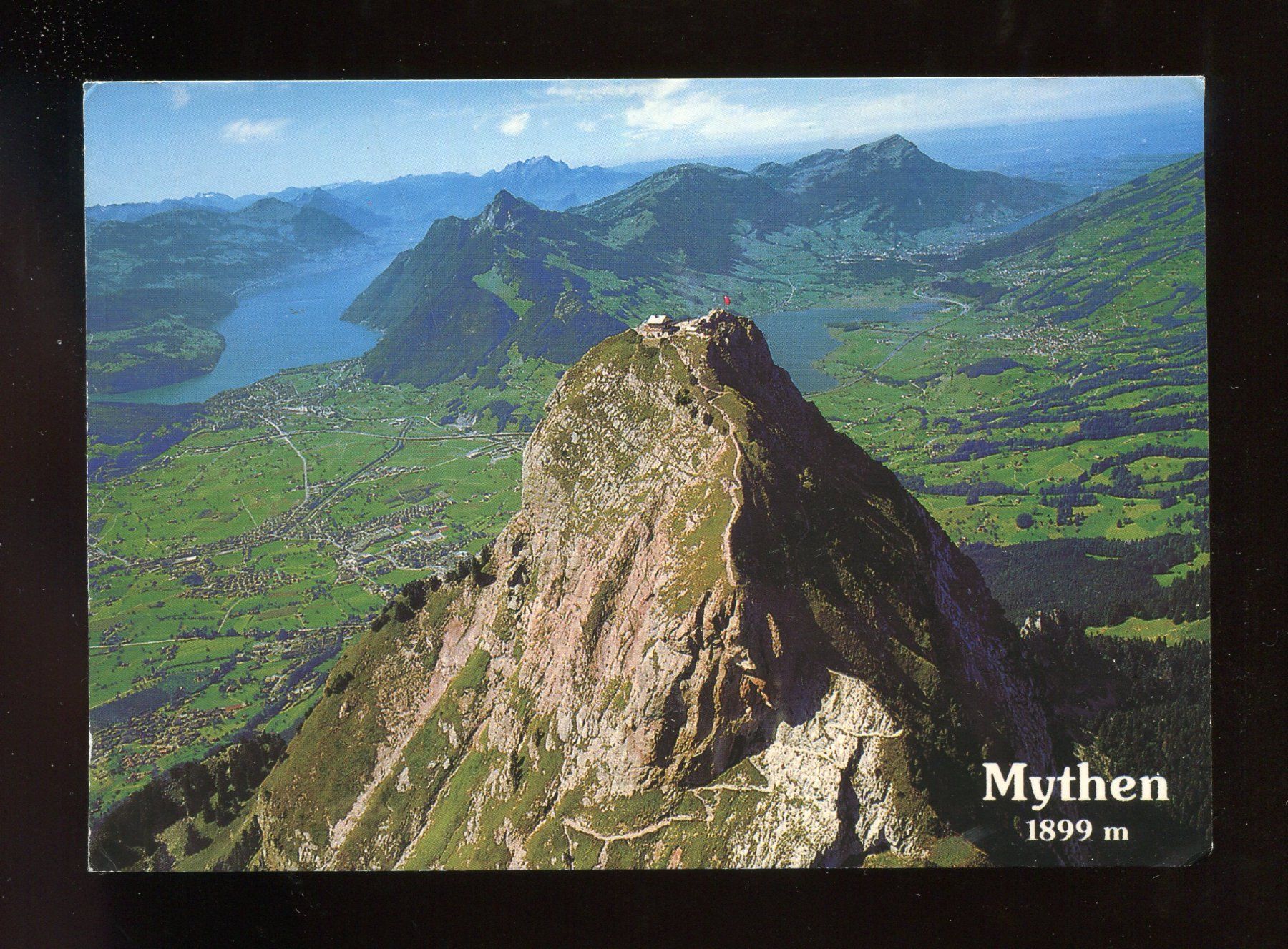 Cartoline postali: Grosser Mythen, Schwyz – Usato da Aarau venduto da Elmaar41