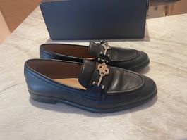 BOSS Loafer Leder schwarz Gr. 35