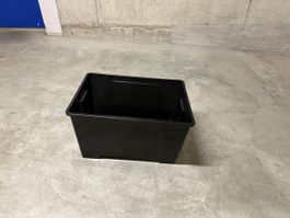 Grosse Kiste Kunststoff schwarz