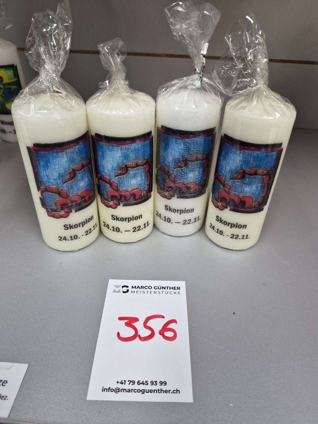 Candele: 356 Posten Sternzeichen-Kerzen aus Liquidation – Nuovo (secondo la descrizione) da Derendingen venduto da Meisterstuecke