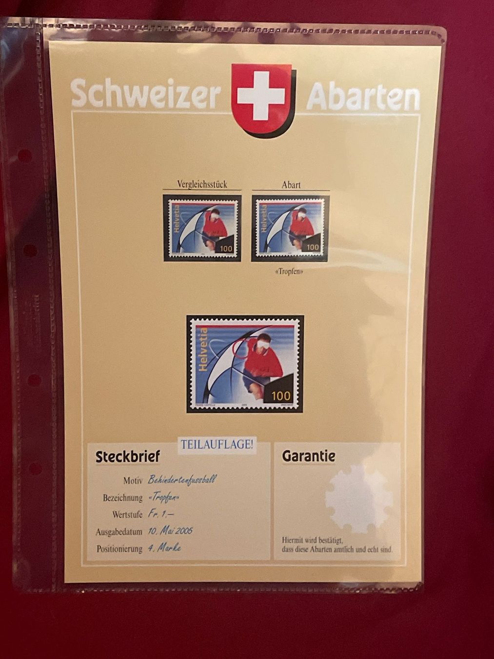 Tutti i francobolli: Schweizer Abarten Plattenfehler im E von Helvetia! Total 35 – Usato da Schüpfen venduto da Schuepfen45 8