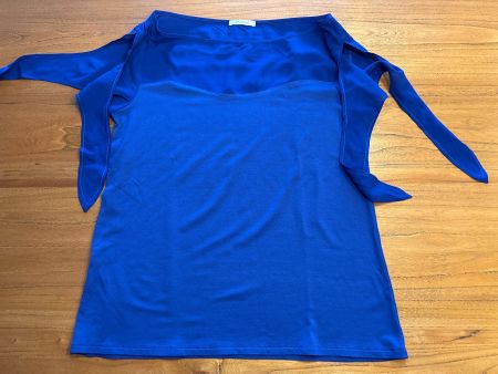 Promod blaues Oberteil mit Schleifen Gr M...