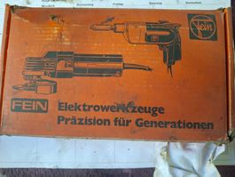 Fein Elektrowerkzeuge, Vintage Set, Zustand Siehe Fotos!