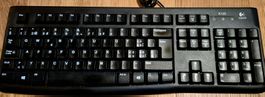 Tastatur Logitech K120 schwarz
