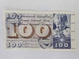 100 Schweizer Franken 1973