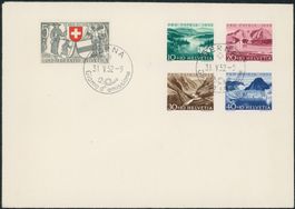 1952 - Pro Patria - Ersttagsbrief FDC ET - italienisch • it