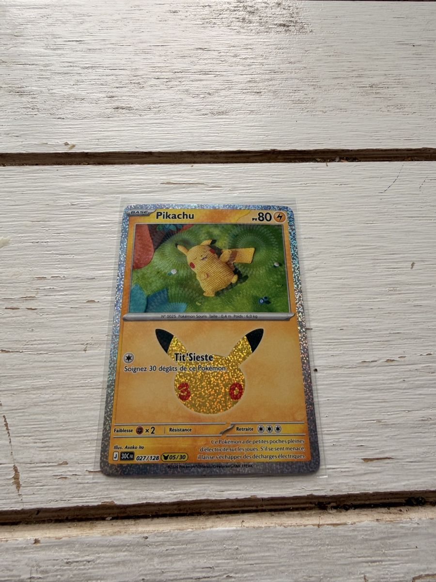 Pokémon Cartes à collectionner: Pokémon 30ans Pikachu 03/30  – Neuf (Voir description) à Bière par kik_m8sj