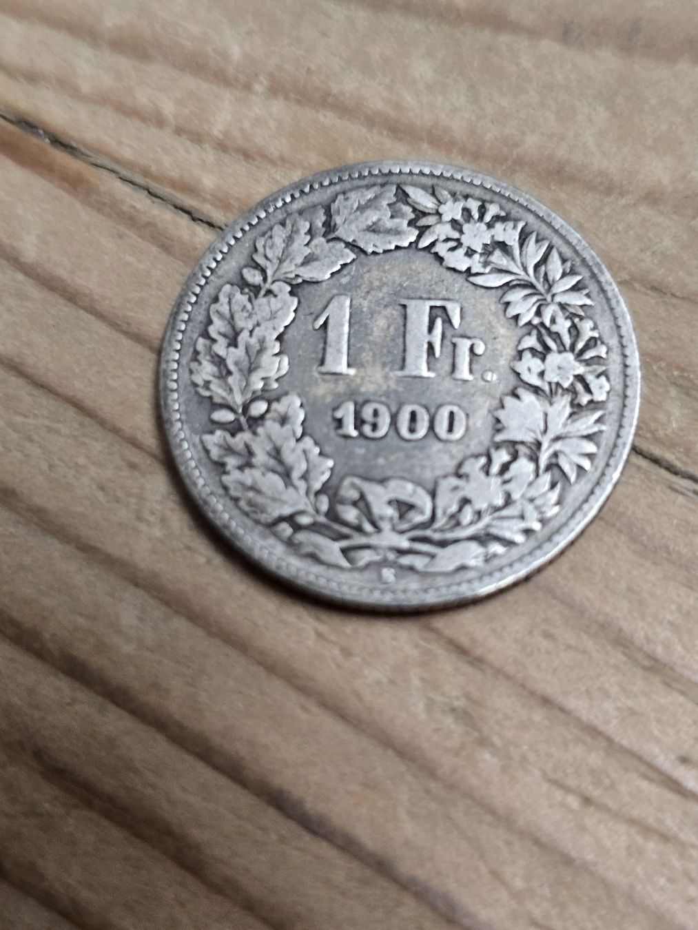 Tutti le monete: 2Stk Silber 1Franken 1900 – Usato da Pfäffikon SZ venduto da 26.4.14.17.25 1
