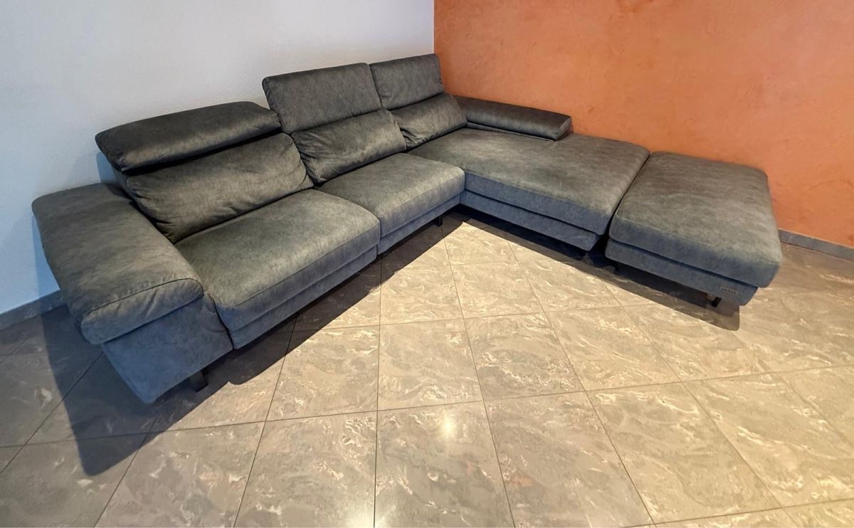 Divani: Graues Designer-Ecksofa Alfonsine von Poltronesofà – Usato da Rheinfelden venduto da Ilenia123 1