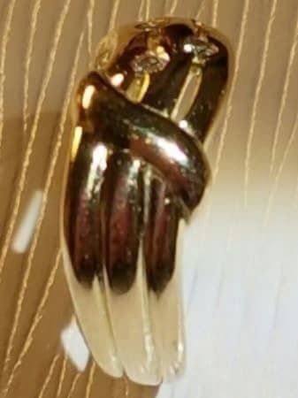 Anelli: Schöner Goldring 750 + 5 Brillanten – Usato da Unterägeri venduto da Altgoldschmuck 4